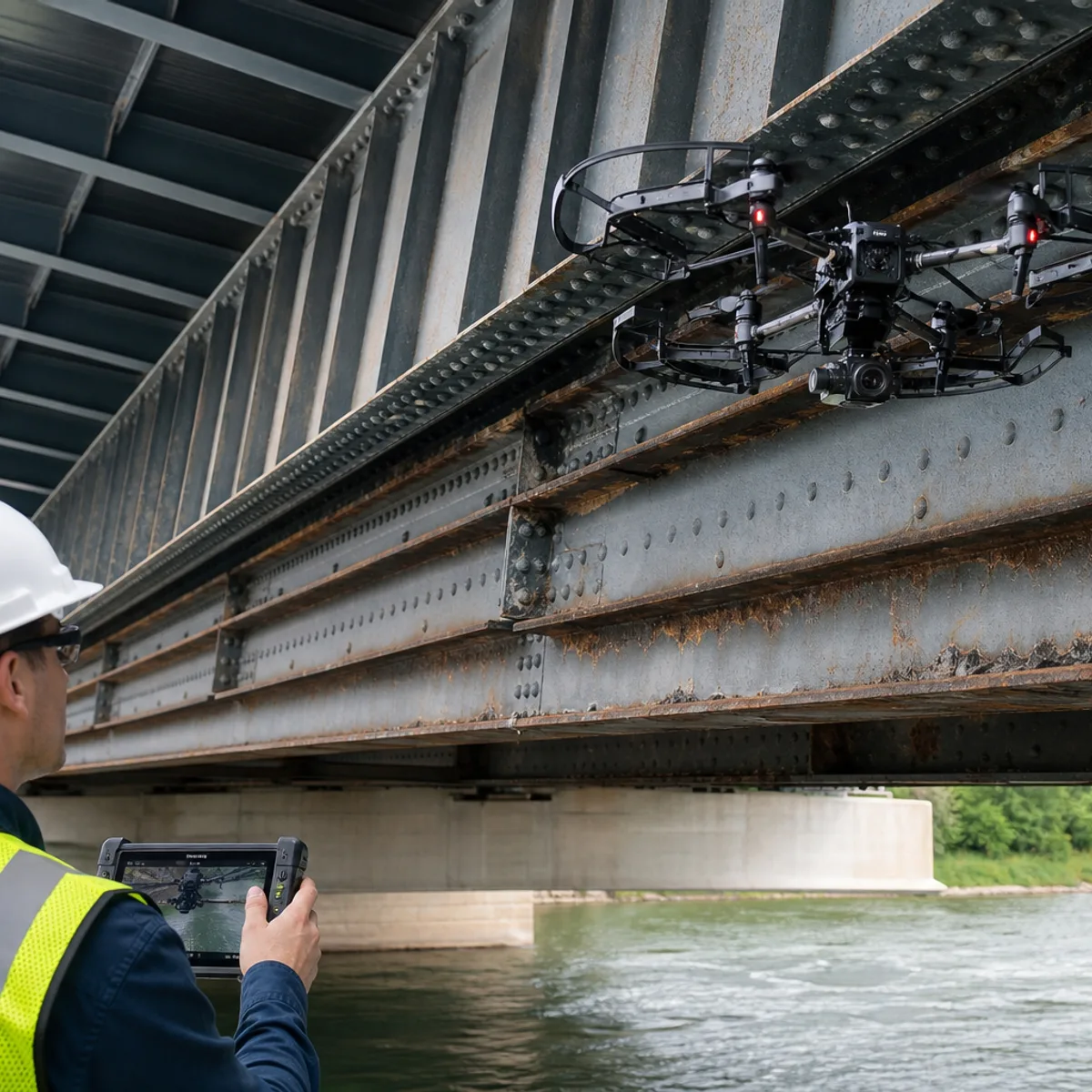 Close-Range Bridge Inspection